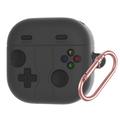Samsung Galaxy Buds 4/4 Pro Retro Gamepad Silicone Case with Carabiner