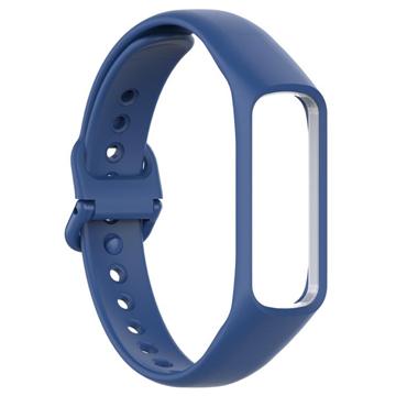 Samsung Galaxy Fit 2 Replacement Silicone Strap with Integrated Frame - Dark Blue