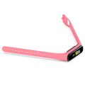 Samsung Galaxy Fit 2 Replacement Silicone Strap with Integrated Frame - Pink