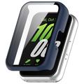 Samsung Galaxy Fit3 Plastic Case with Screen Protector - 9H - Dark Blue
