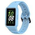 Samsung Galaxy Fit3 Replacement Silicone Strap with Integrated Frame - Blue