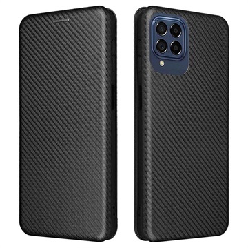 Samsung Galaxy M53 Flip Case - Carbon Fiber