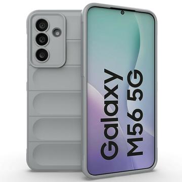 Samsung Galaxy M56 Rugged TPU Case - Light Grey