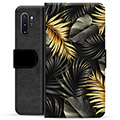 Samsung Galaxy Note10+ Premium Wallet Case - Golden Leaves