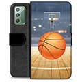 Samsung Galaxy Note20 Premium Wallet Case - Basketball