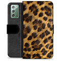 Samsung Galaxy Note20 Premium Wallet Case - Leopard