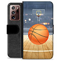 Samsung Galaxy Note20 Ultra Premium Wallet Case - Basketball