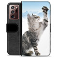 Samsung Galaxy Note20 Ultra Premium Wallet Case - Cat