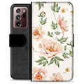 Samsung Galaxy Note20 Ultra Premium Wallet Case - Floral