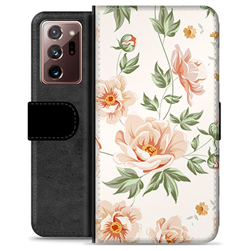 Samsung Galaxy Note20 Ultra Premium Wallet Case - Floral