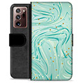 Samsung Galaxy Note20 Ultra Premium Wallet Case - Green Mint