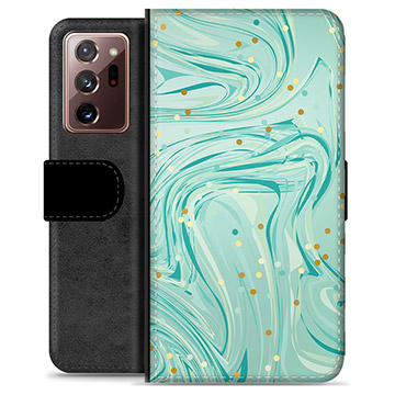 Samsung Galaxy Note20 Ultra Premium Wallet Case - Green Mint