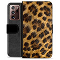 Samsung Galaxy Note20 Ultra Premium Wallet Case - Leopard