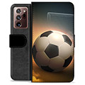Samsung Galaxy Note20 Ultra Premium Wallet Case - Soccer