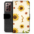 Samsung Galaxy Note20 Ultra Premium Wallet Case - Sunflower