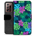 Samsung Galaxy Note20 Ultra Premium Wallet Case - Tropical Flower