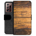 Samsung Galaxy Note20 Ultra Premium Wallet Case - Wood