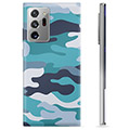 Samsung Galaxy Note20 Ultra TPU Case - Blue Camouflage