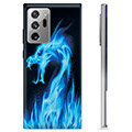 Samsung Galaxy Note20 Ultra TPU Case - Blue Fire Dragon