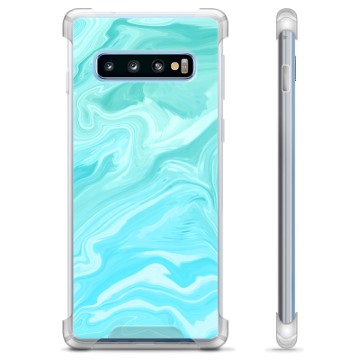 Samsung Galaxy S10 Hybrid Case - Blue Marble