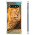 Samsung Galaxy S10+ Hybrid Case - Lion