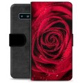 Samsung Galaxy S10 Premium Wallet Case - Rose