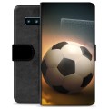 Samsung Galaxy S10 Premium Wallet Case - Soccer