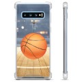 Samsung Galaxy S10+ Hybrid Case - Basketball