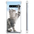 Samsung Galaxy S10+ Hybrid Case - Cat