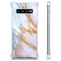 Samsung Galaxy S10+ Hybrid Case - Elegant Marble