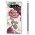 Samsung Galaxy S10+ Hybrid Case - Romantic Flowers