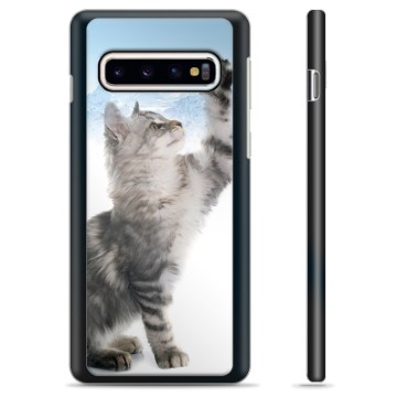 Samsung Galaxy S10+ Protective Cover - Cat