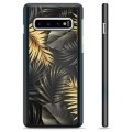 Samsung Galaxy S10+ Protective Cover - Golden Leaves
