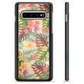 Samsung Galaxy S10+ Protective Cover - Pink Flowers