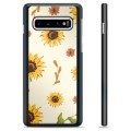 Samsung Galaxy S10+ Protective Cover - Sunflower