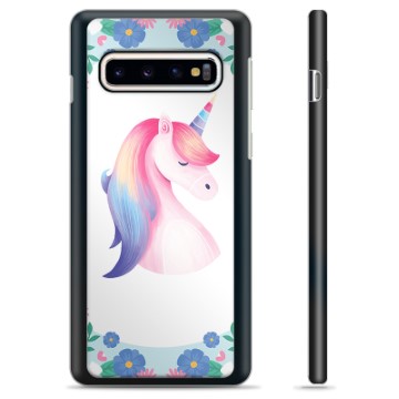 Samsung Galaxy S10+ Protective Cover - Unicorn