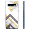 Samsung Galaxy S10+ TPU Case - Abstract Marble