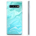 Samsung Galaxy S10+ TPU Case - Blue Marble