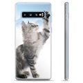 Samsung Galaxy S10+ TPU Case - Cat