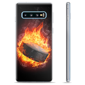 Samsung Galaxy S10+ TPU Case - Ice Hockey