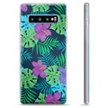 Samsung Galaxy S10+ TPU Case - Tropical Flower