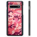 Samsung Galaxy S10 Protective Cover - Pink Camouflage