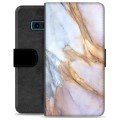 Samsung Galaxy S10e Premium Wallet Case - Elegant Marble