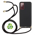 Saii Eco Line Samsung Galaxy S20 FE Case with Strap - Black