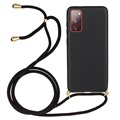 Saii Eco Line Samsung Galaxy S20 FE Case with Strap - Black