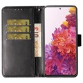 Samsung Galaxy S20 FE Premium Wallet Case with Magnetic Closure - Black