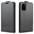 Samsung Galaxy S20 FE Vertical Flip Case with Card Slot - Black