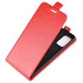 Samsung Galaxy S20 FE Vertical Flip Case with Card Slot - Red