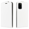 Samsung Galaxy S20 FE Vertical Flip Case with Card Slot - White