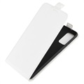 Samsung Galaxy S20 FE Vertical Flip Case with Card Slot - White